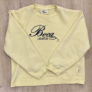 BOCA Authentic light yellow sweater